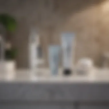 Effective Topical Treatments for Skin Recovery Topical treatments displayed on a bathroom counter