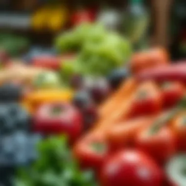 Nutrient-Dense Foods for Fat Loss Colorful array of fresh fruits and vegetables