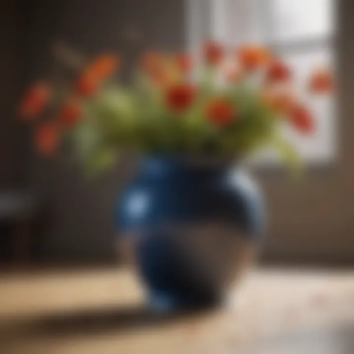 Broken vase symbolizing outbursts of anger