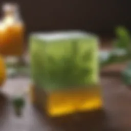 Aromatic botanical ingredients in soap-making