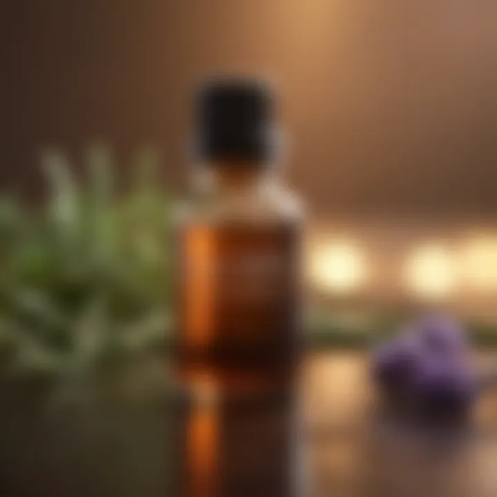 Aromatic Essential Oils Bottle