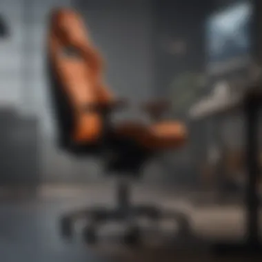 Ergonomic chair with lumbar support