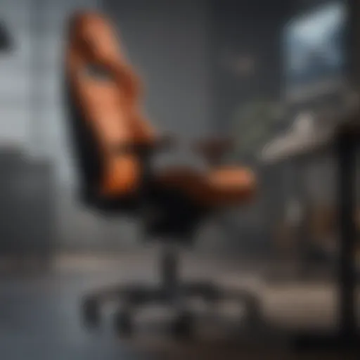 Ergonomic chair with lumbar support