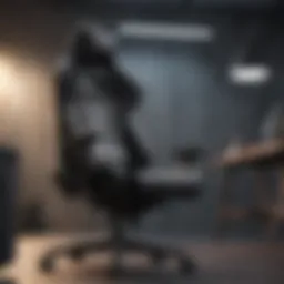 Ergonomic office chair with lumbar support