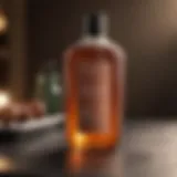 Luxurious salon shampoo bottle designed for thinning hair