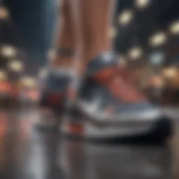Footwear showcasing advanced cushioning technology for comfort
