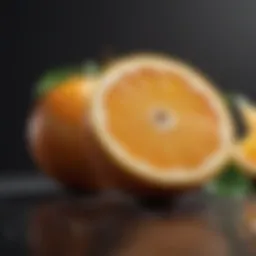 Bright citrus fruit representing excessive vitamin C intake