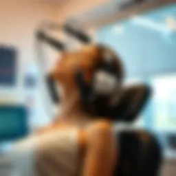 Cervical traction unit demonstrating ergonomic design