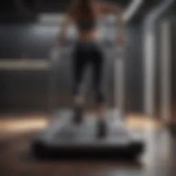 Contemporary minimalist treadmill design