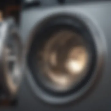 Achieving Pristine Cleanliness Inside the Drum Cleaned washing machine drum with sparkling interior