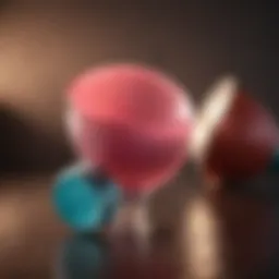 Elegant and sleek menstrual cup design