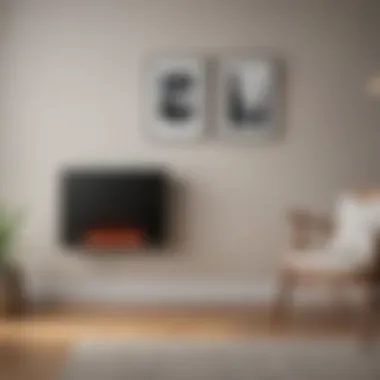 Space-Saving Brilliance: Compact Wall-Mounted Heater Compact and efficient wall-mounted electric heater for small spaces