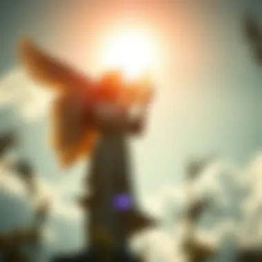 Celestial beings offering guidance