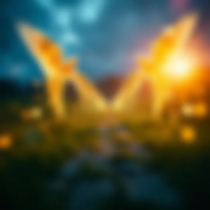 Illuminated pathway of spiritual growth