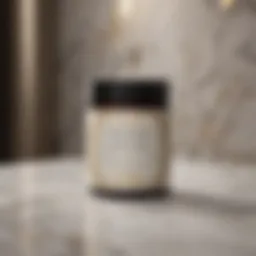 Curl Enhancing Cream on Marble Surface