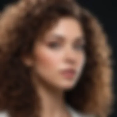 Curly hair styling tools and techniques