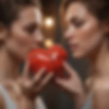 Symbolism of Betrayal in Relationships A heart fragmented into pieces symbolizing betrayal