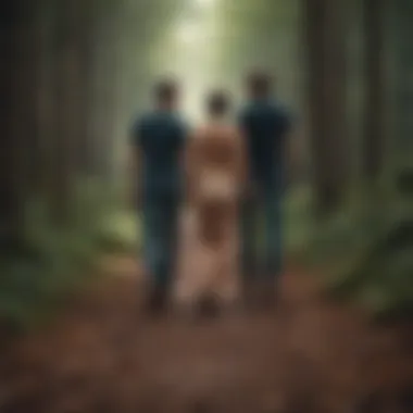 The Choices We Make in Love Two paths diverging in a forest representing choices in relationships