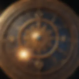 Astrological symbols and glyphs representing celestial bodies