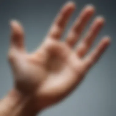 Symbolic Intricacies of Palmistry Ornate symbol intricately woven on palm