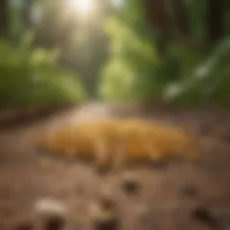 Illustration of vitamin D sources in nature