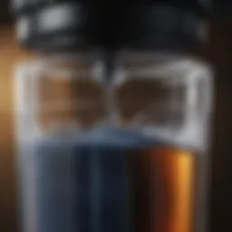 Close-up view of advanced filtration technology