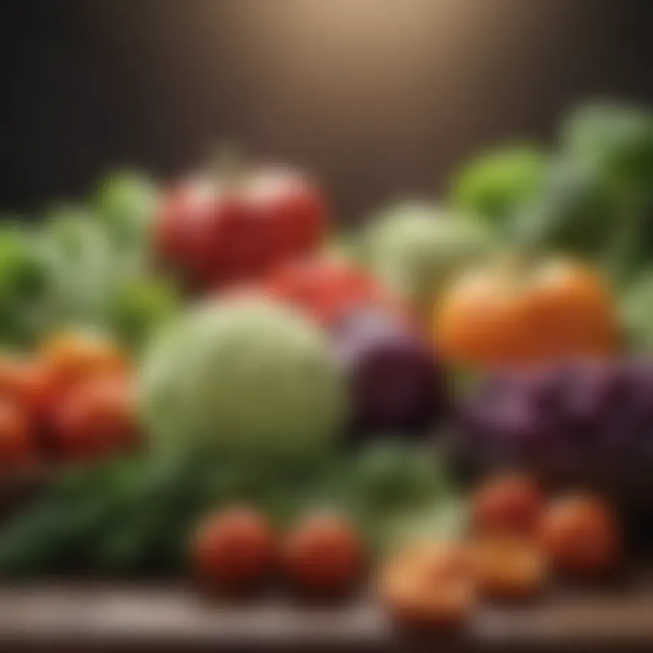 Healthy vegetable assortment