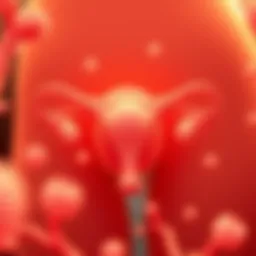 Visual representation of vaginal flora balance
