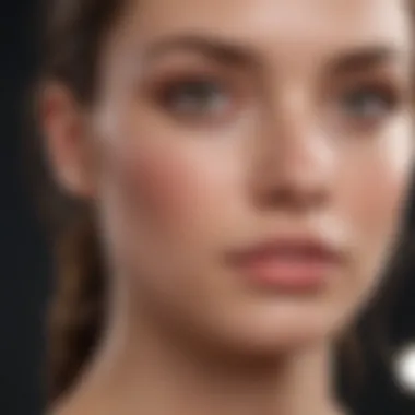 Natural Ingredients for Puffiness Reduction A serene setting with natural ingredients used for reducing facial puffiness