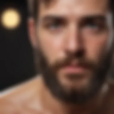 Natural ingredients for treating beard acne