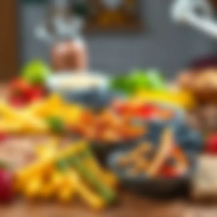 Exciting Snack Ideas for Elimination Diet Enthusiasts A colorful assortment of elimination diet snacks laid out on a table