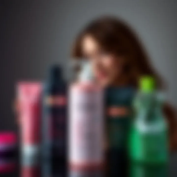 Hair products designed for boosting volume