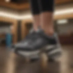 Stylish Skechers with elevated heels showcasing innovative design