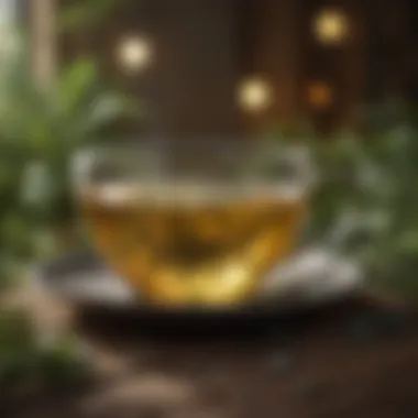 A calming herbal tea known for sleep enhancement