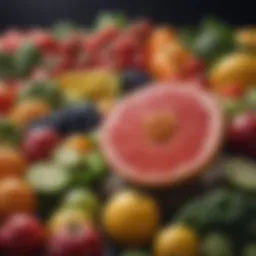 A vibrant assortment of fruits and vegetables known for their metabolism-boosting properties