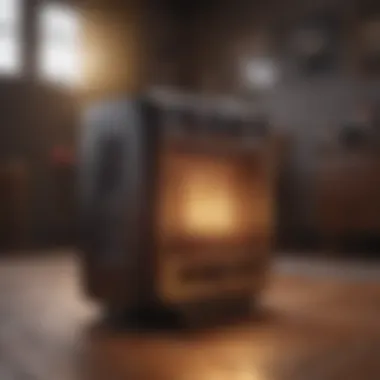 Visual representation of electric heater functionalities