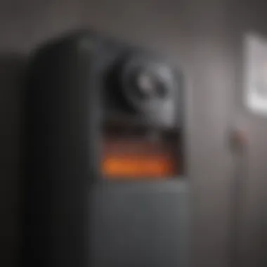 Infographic showing safety features of electric heaters
