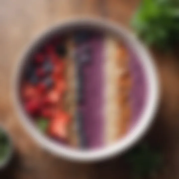 Vibrant Fasting Day Smoothie Bowl with Berries and Seeds