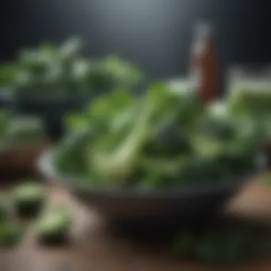 Nutrient-Rich Green Vegetables Fresh green vegetables assortment