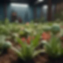 A diverse array of plants showcasing various lectin content.
