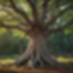 Illustration of a tree symbolizing growth and longevity