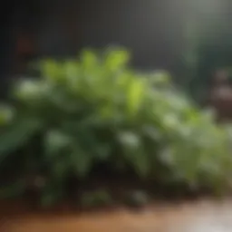 A vibrant assortment of natural herbs and plants known for their energizing properties