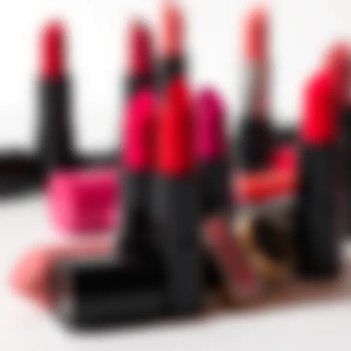 Vibrant Natural Lipstick Shades A vibrant array of natural lipstick shades suitable for fair skin