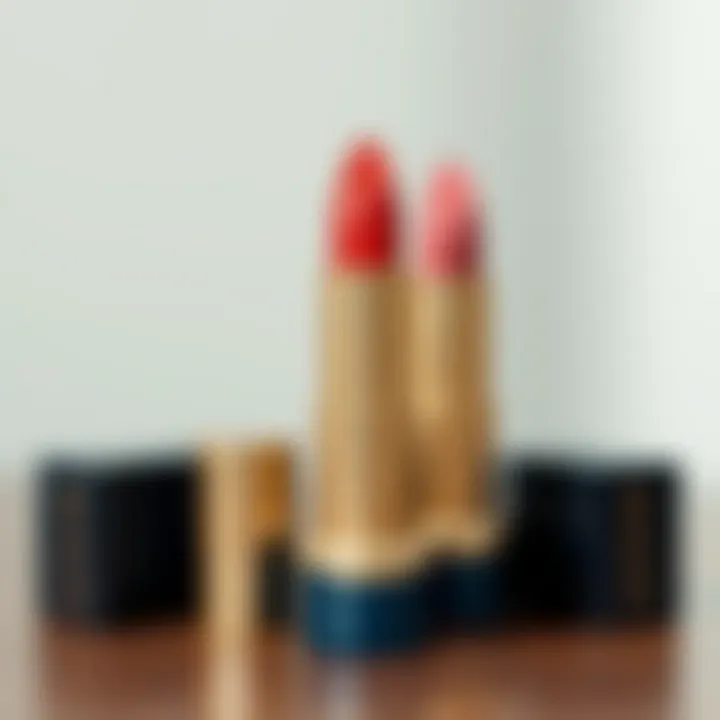 Eco-Friendly Lipstick Packaging Eco-friendly packaging of sustainable lipstick products