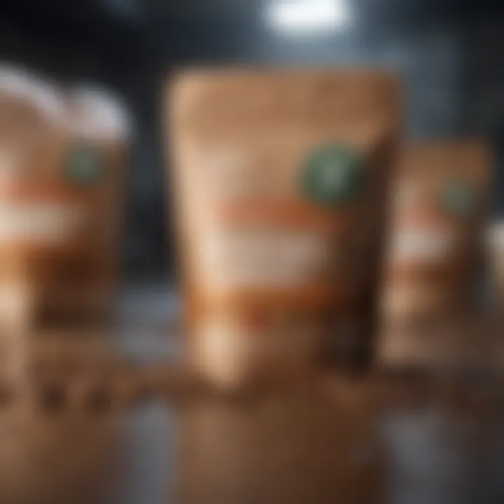 An eco-friendly pack of organic meals highlighting sustainable packaging solutions.