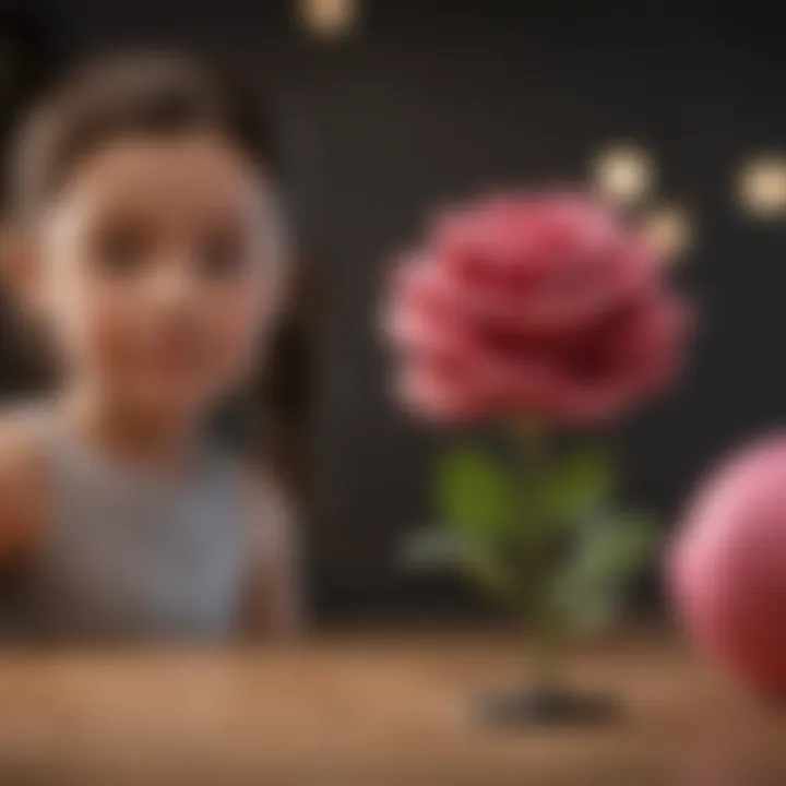 Illustration of the psychological effects associated with rose toy vibration