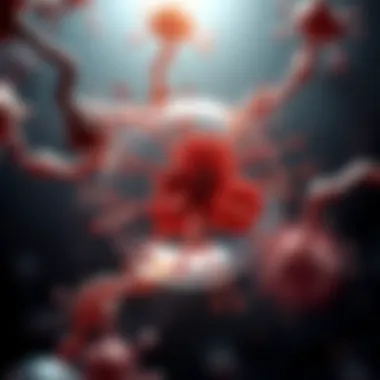 Antioxidants in Action Biochemical illustration demonstrating the action of antioxidants at a cellular level.