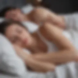 Illustration depicting the cycle of sleep stages