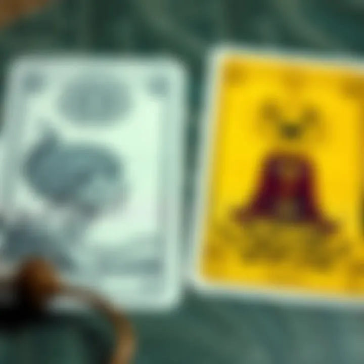 Psychological Symbolism in Tarot Symbolic imagery on tarot cards illustrating psychological depth.
