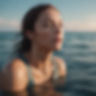 Emotional Depth of Unconditional Love A calm ocean reflecting the vastness of emotional depth.